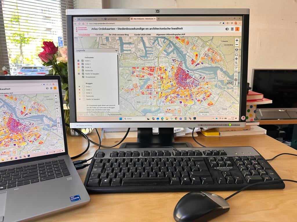 HP Compaq LA2205wg monitor, Computers en Software, Monitoren, Ophalen, IPS, 22", In hoogte verstelbaar