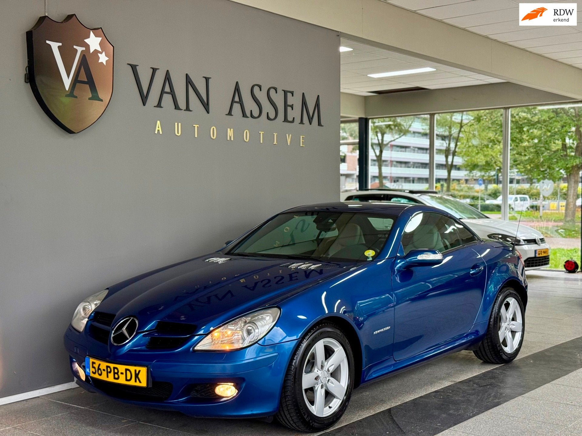 Mercedes-Benz SLK-klasse 200 K |CABRIO| LEER, Automaat, Achterwielaandrijving, Gebruikt, Beige