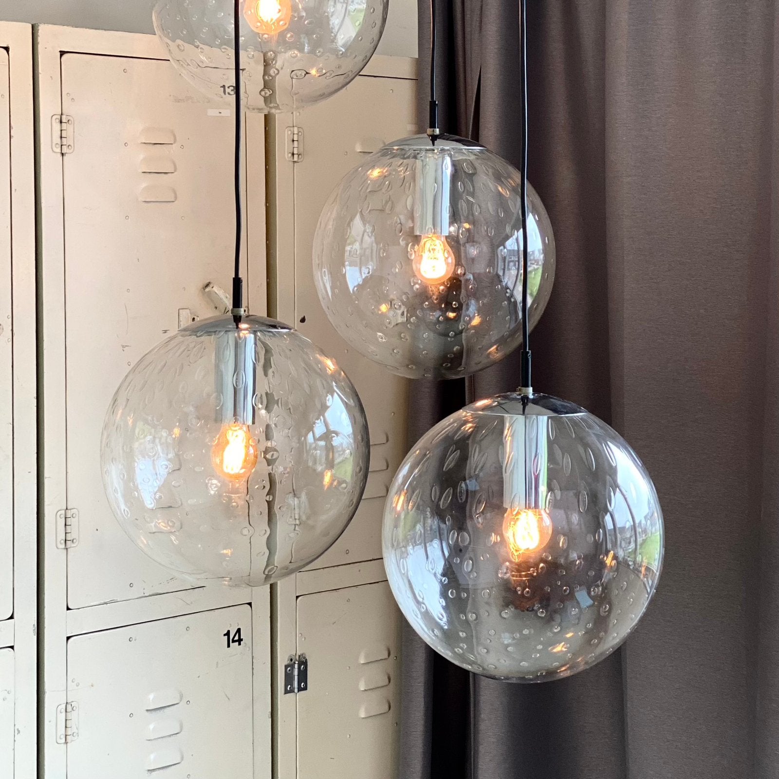 Set van 3 Raak Amsterdam teardrop lampen NEW OLD STOCK, Huis en Inrichting, Ophalen, Vintage, E27 (groot), Zo goed als nieuw