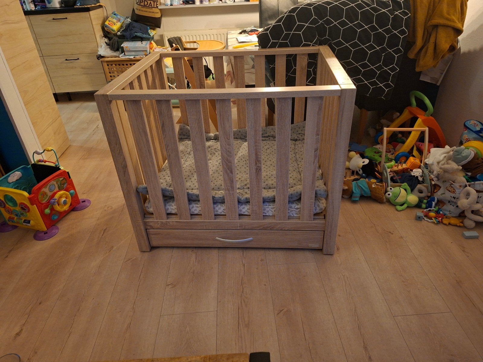 Box, Kinderen en Baby's, Boxen, Ophalen, Gebruikt, Rechthoekig, In hoogte verstelbaar