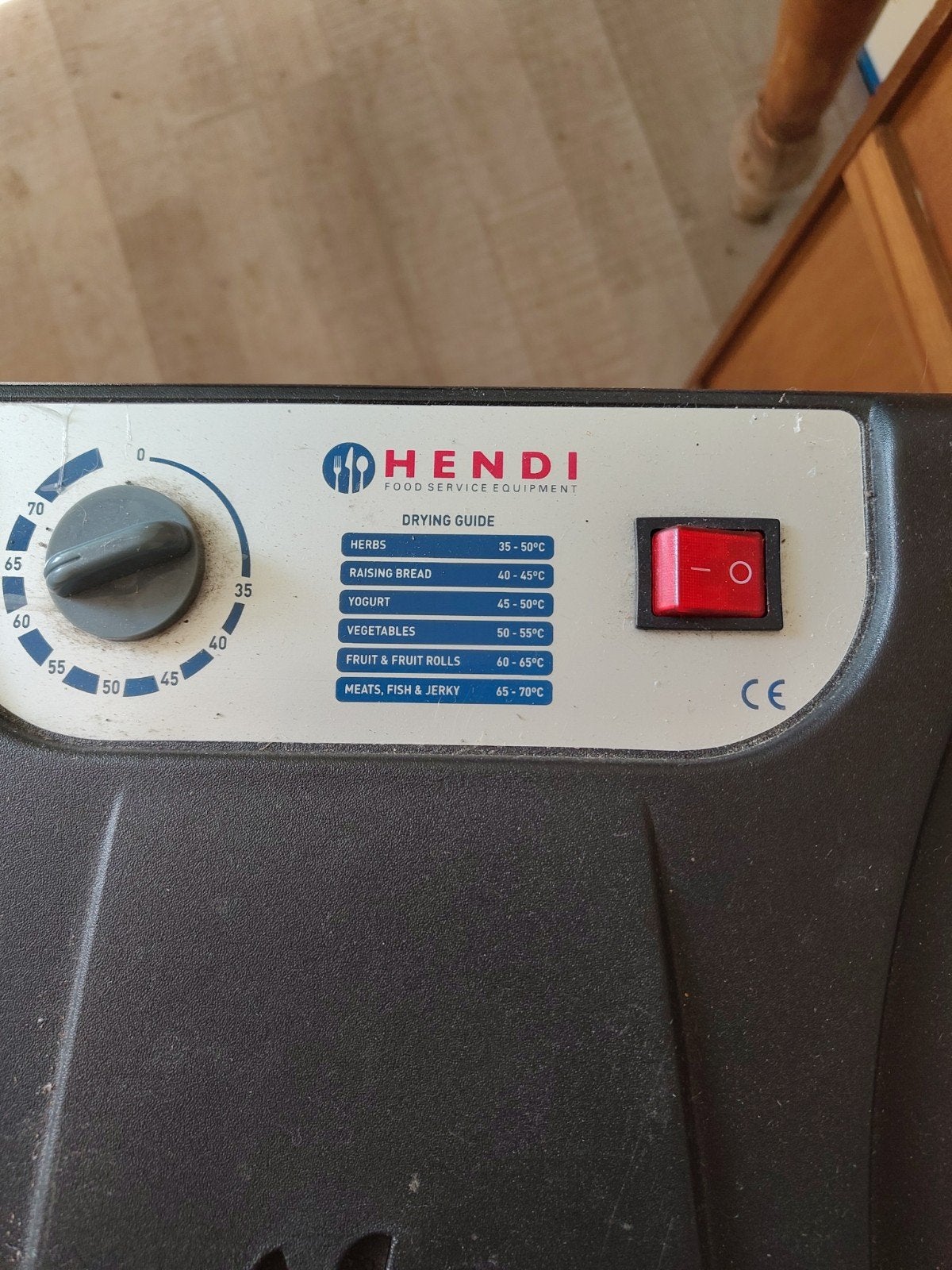 Hendi voedseldroger met meerdere plateaus, Huis en Inrichting, Ophalen, Gebruikt, Hendi, Kunststof