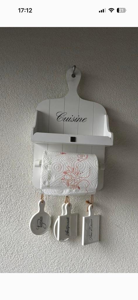 Leuke keukenrol houder van riviera maison, Ophalen of Verzenden, Zo goed als nieuw