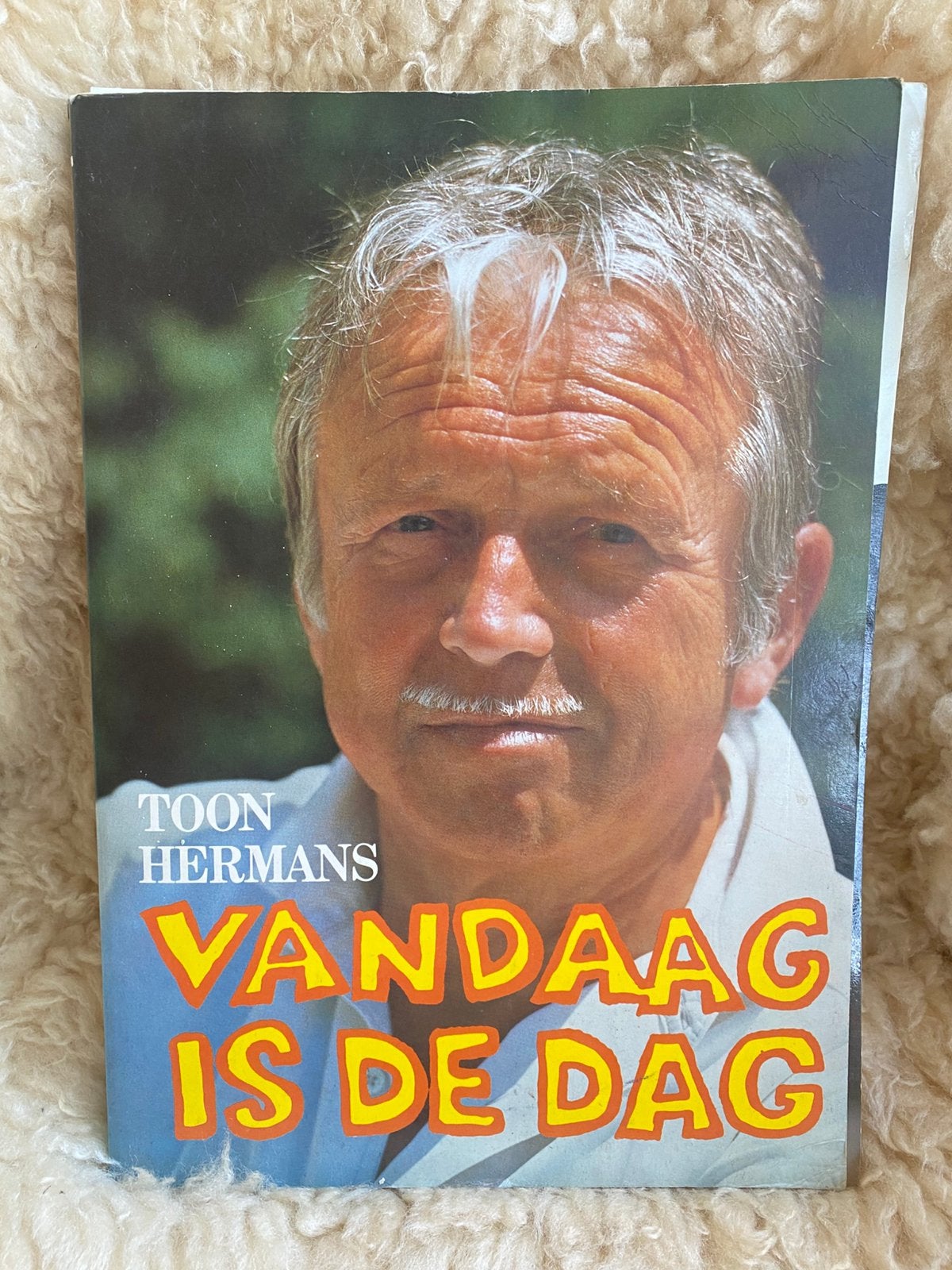 Vintage boek, “Vandaag is de dag” Toon Hermans, Ophalen of Verzenden, Zo goed als nieuw