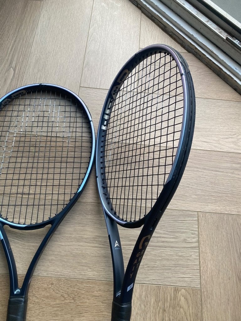 Twee (zgan) nieuwe Head Gravity Jr. 26 rackets, Sport en Fitness, Nieuw, Ophalen of Verzenden, L0, Head