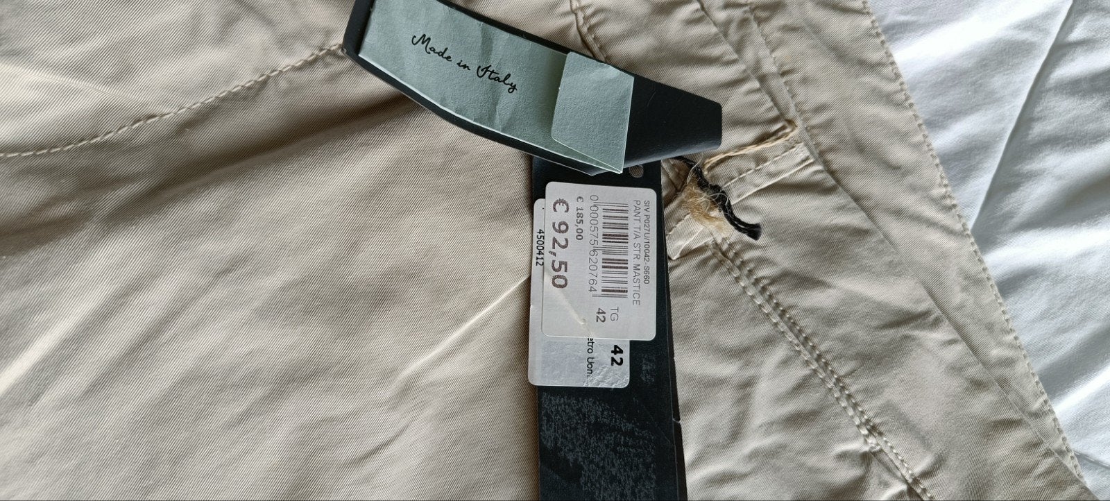 Nieuwe Siviglia heren merkbroek camelkleur maat 42, Siviglia, Beige, Nieuw, Overige maten