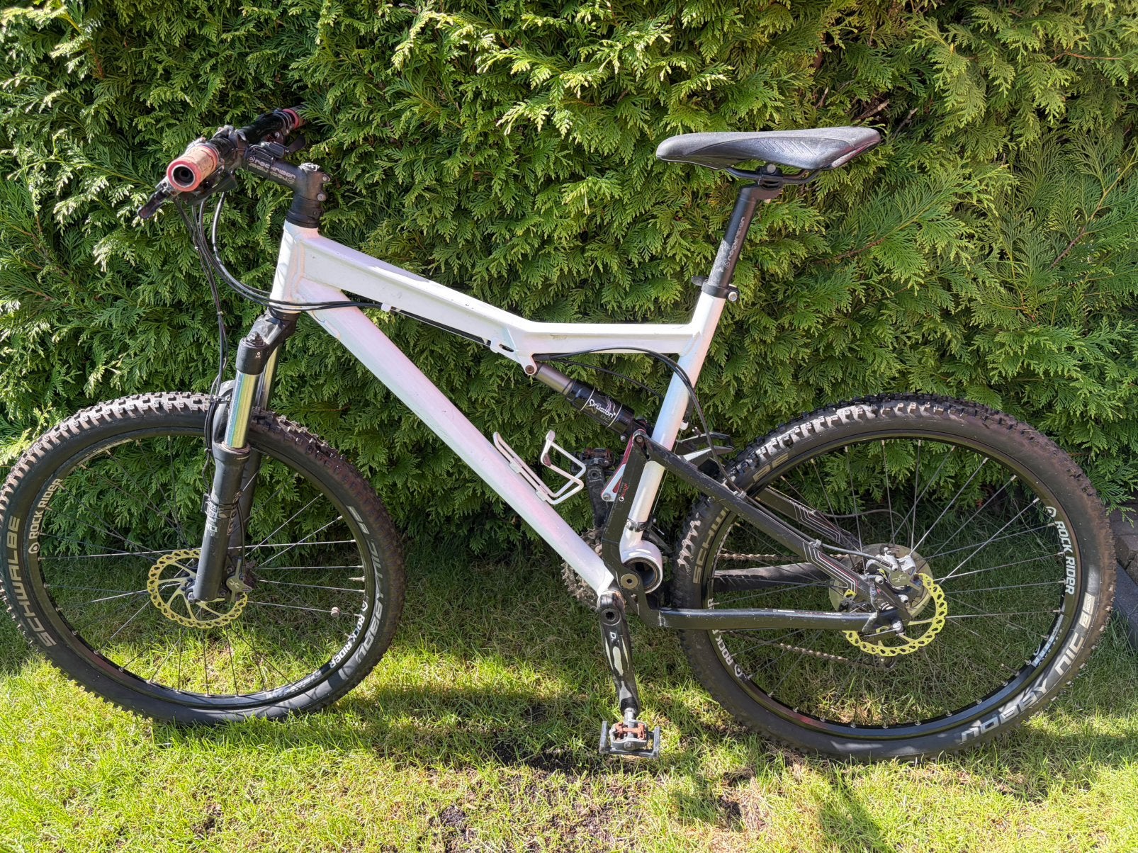 Rockrider mountainbike 26.5 inch, Shimano 27 versnellingen, Gebruikt, Fully, Schijfrem, 53 tot 57 cm