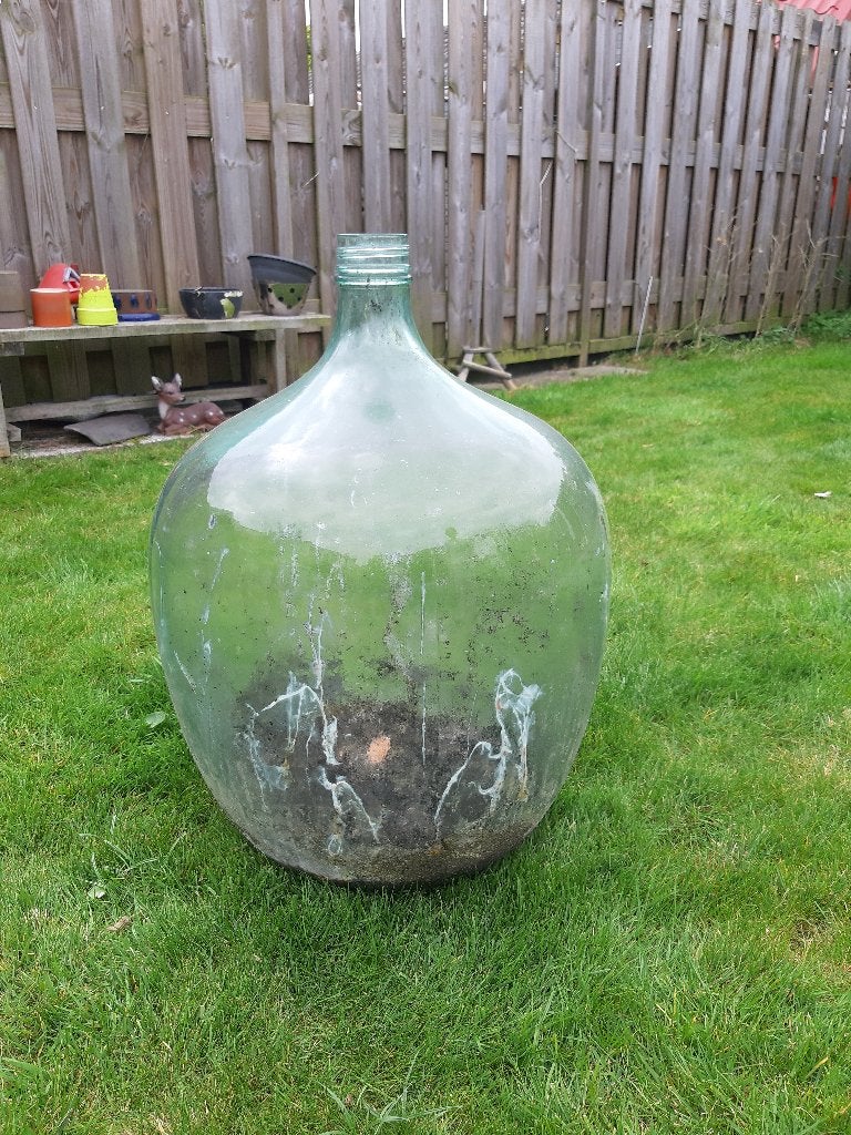 Vintage Grote fles, Gistingsfles, ecosysteem, flesvaas, Antiek en Kunst, Ophalen