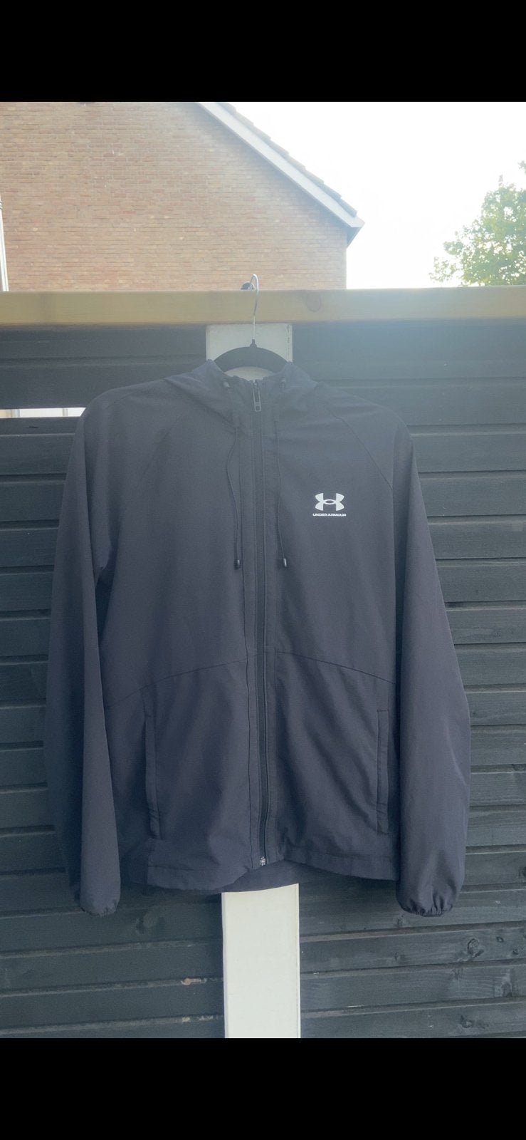 Underarmour windbreaker, Kleding | Heren, Maat 48/50 (M), Zwart, Nieuw, Ophalen of Verzenden