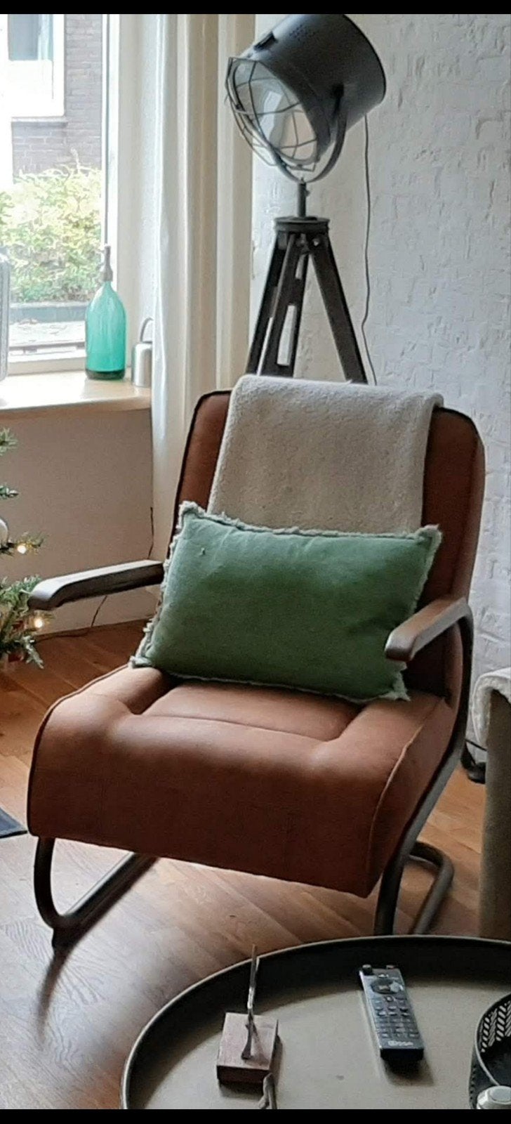 prachtige industriële stoel €100, Ophalen, Kunststof, 75 tot 100 cm, Zo goed als nieuw