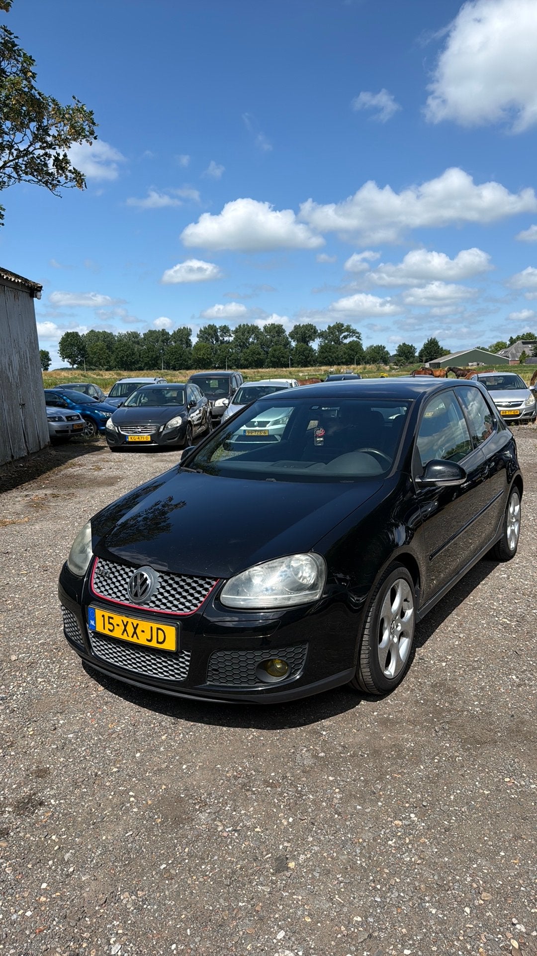 Volkswagen Golf 2.0 GTI 147KW 2007 Zwart, Auto's, 4 cilinders, Zwart, Origineel Nederlands, Bedrijf