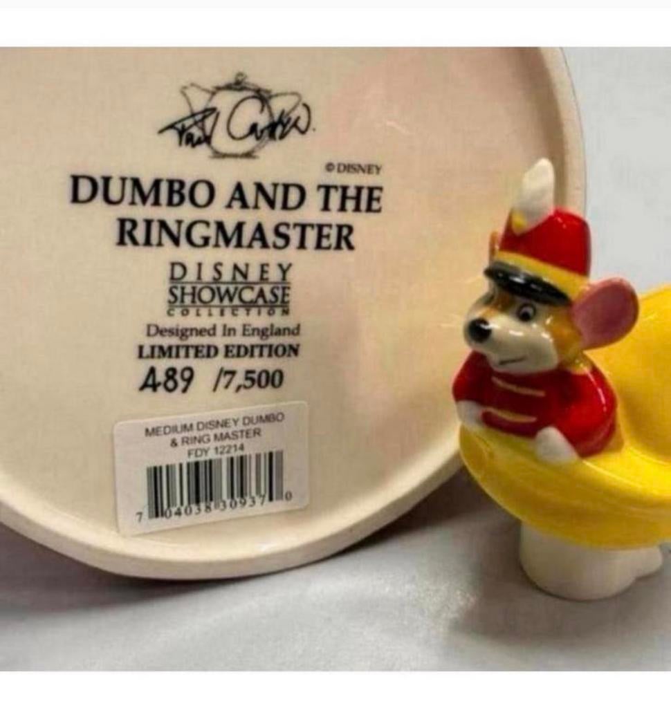 Disney Collection Limited ED 489 Theepot Dombo Dumbo Timothy, Ophalen of Verzenden, H, H, H