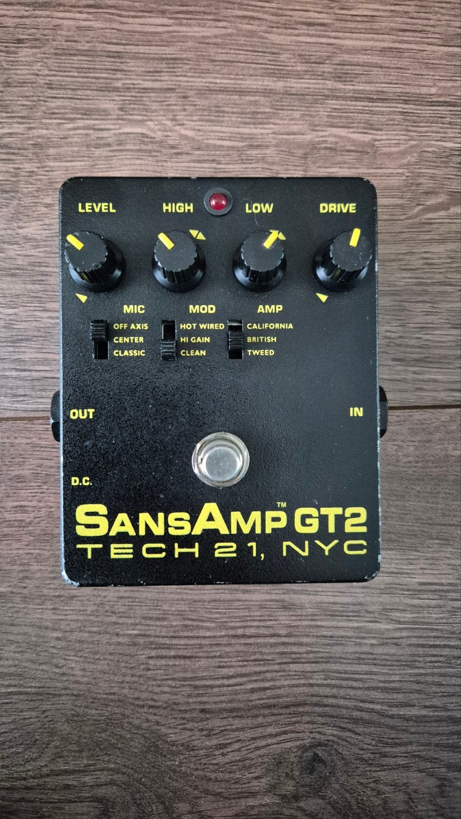 Tech 21 Sansamp GT-2 vroeg 90's, Ophalen of Verzenden, Zo goed als nieuw
