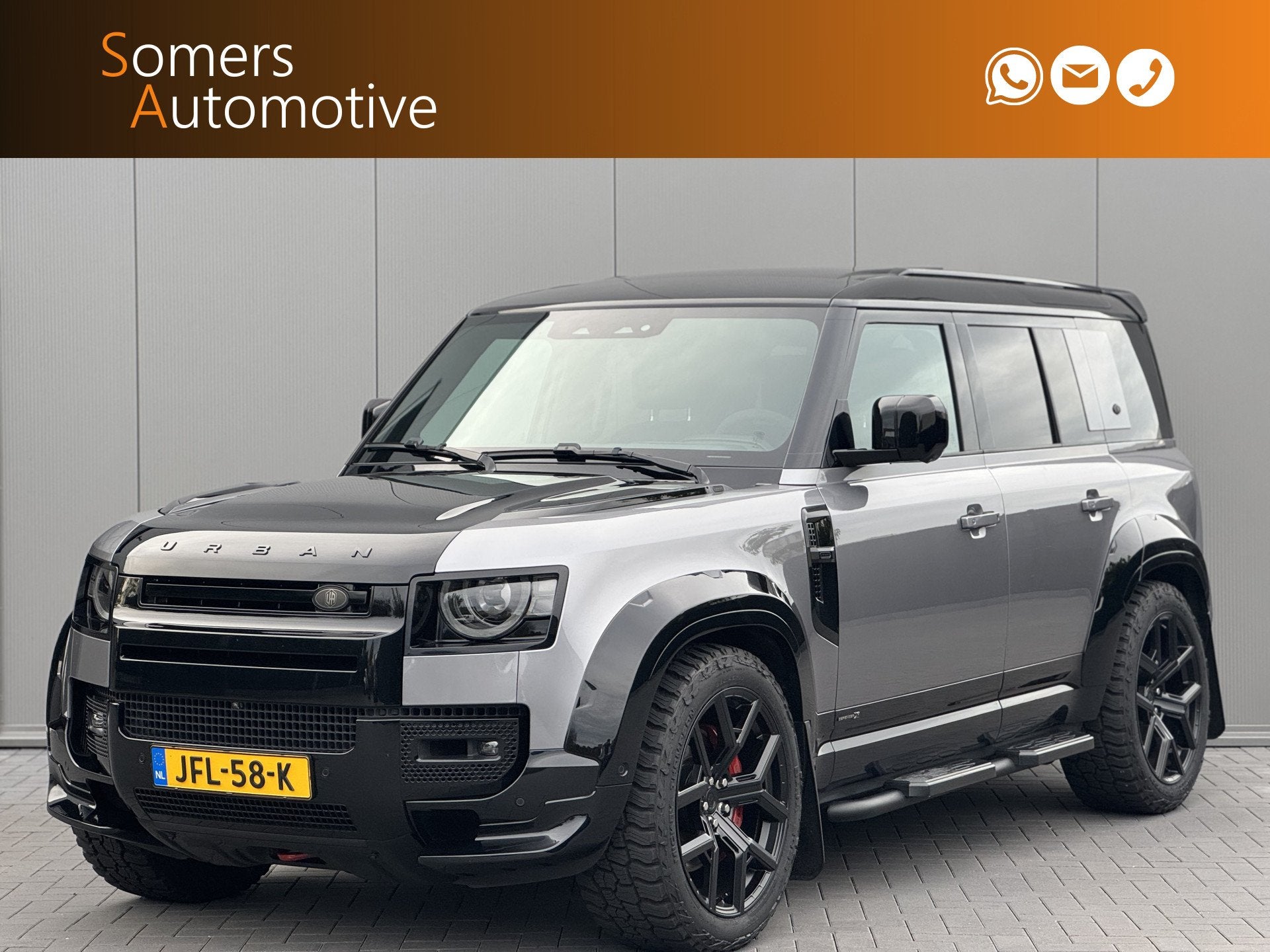 Land Rover Defender 110 3.0 P400 110 X URBAN | Panorama | St, Auto's, Land Rover, Automaat, Dealer onderhouden, Gebruikt, 2996 cc
