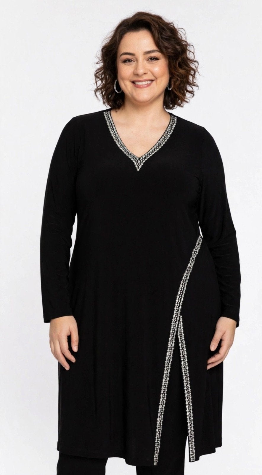 Prachtige feestjurk van yoek maat +is maat 58/60, Kleding | Dames, Yoek, Ophalen of Verzenden, Zo goed als nieuw, Jurk