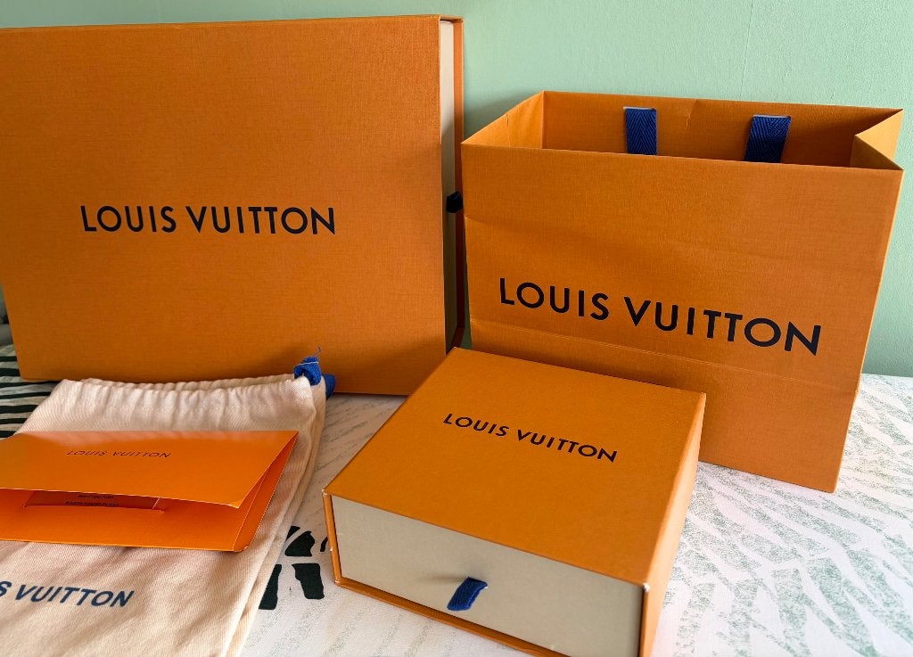 Louis Vuitton verpakkingsset Louis Vuitton, Ophalen of Verzenden, Gebruikt, Bruin, Handtas