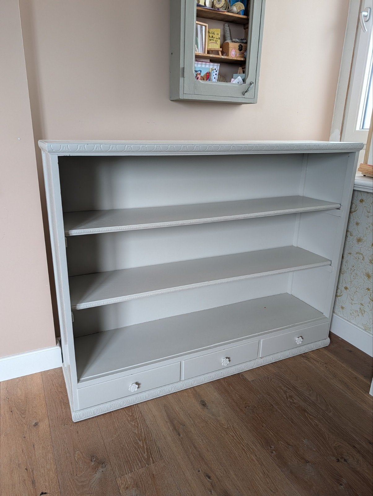 Handige kast met planken en lades - 140x36x110 cm, Huis en Inrichting, Kasten | Boekenkasten, Ophalen