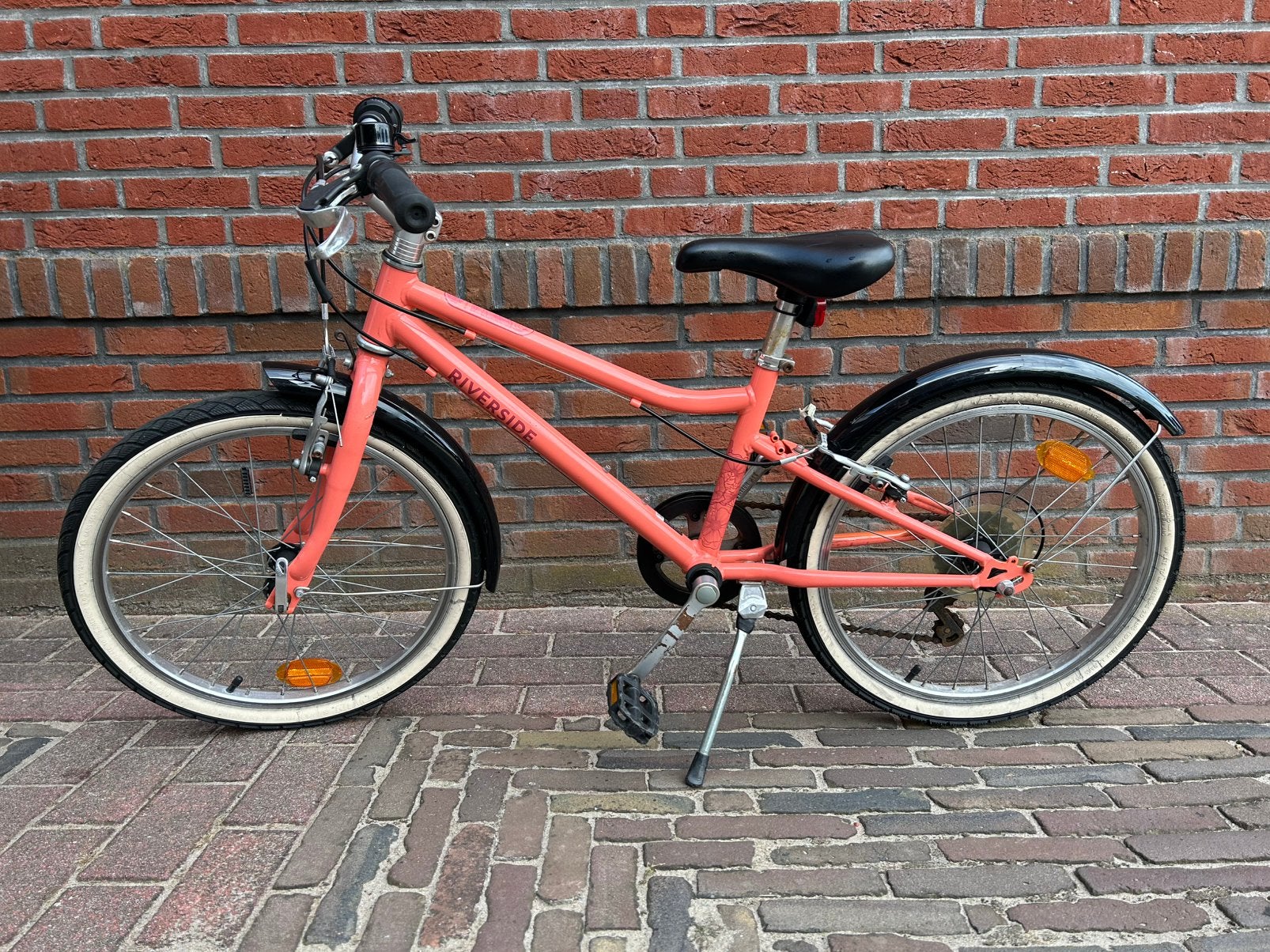 Riverside 20inch meisjes fiets, Ophalen, Gebruikt, Velgrem, Versnellingen