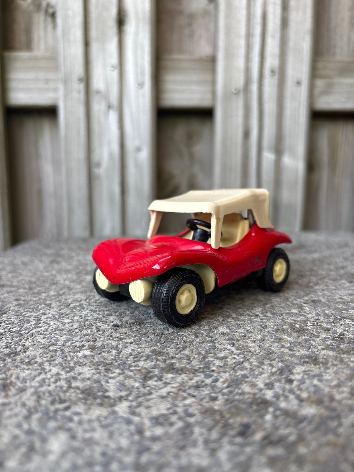 Vintage Tonka Buggy - Rood met Crème Kap, Ophalen of Verzenden, Gebruikt