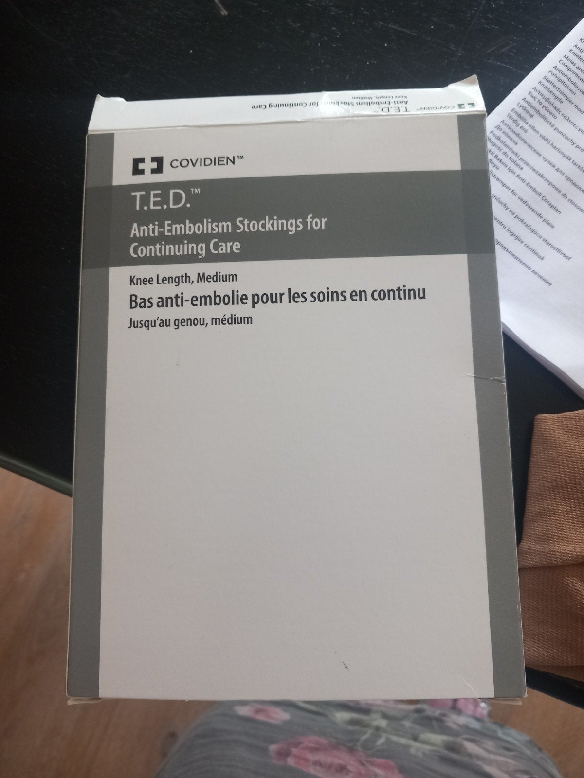 anti embolie stockings, Ophalen