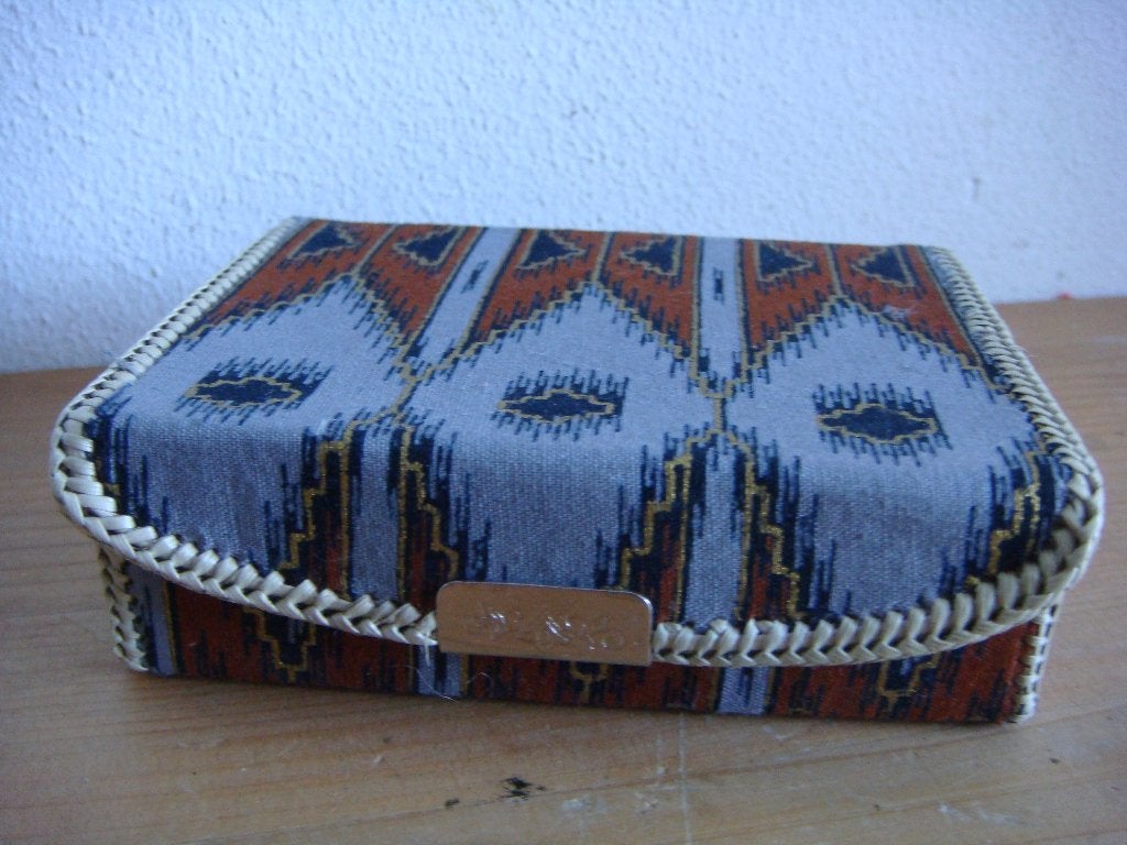 Batik make up tasje met spiegeltje binnenin, Ophalen of Verzenden, Zo goed als nieuw, Dame