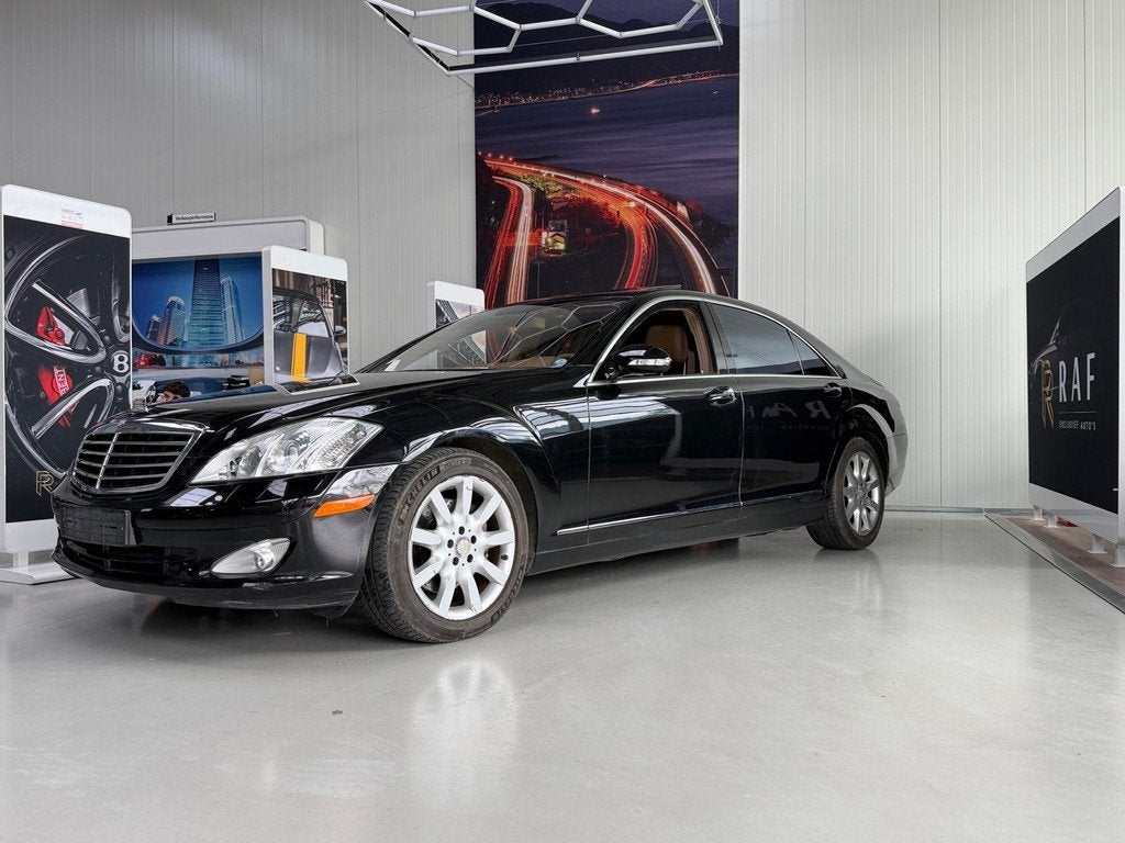 Mercedes-Benz S-klasse 500 4-Matic S550 Automaat,65.000 KM, Auto's, Mercedes-Benz, Automaat, 5461 cc, Gebruikt, Zwart