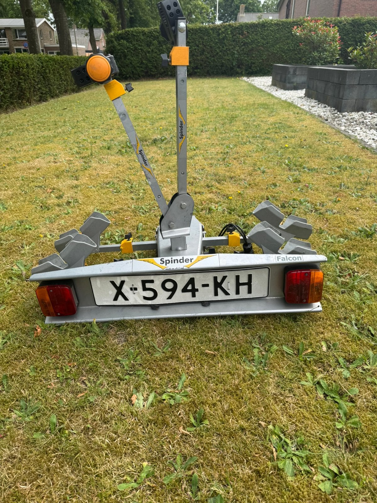 Spinder falcon fietsendrager voor 2 fietsen, Ophalen, 2 fietsen, Gebruikt, Trekhaakdrager
