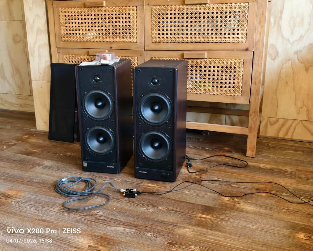 Microlab Solo 7c met Fiio DAC en accessoires, Ophalen of Verzenden, Gebruikt, Overige merken
