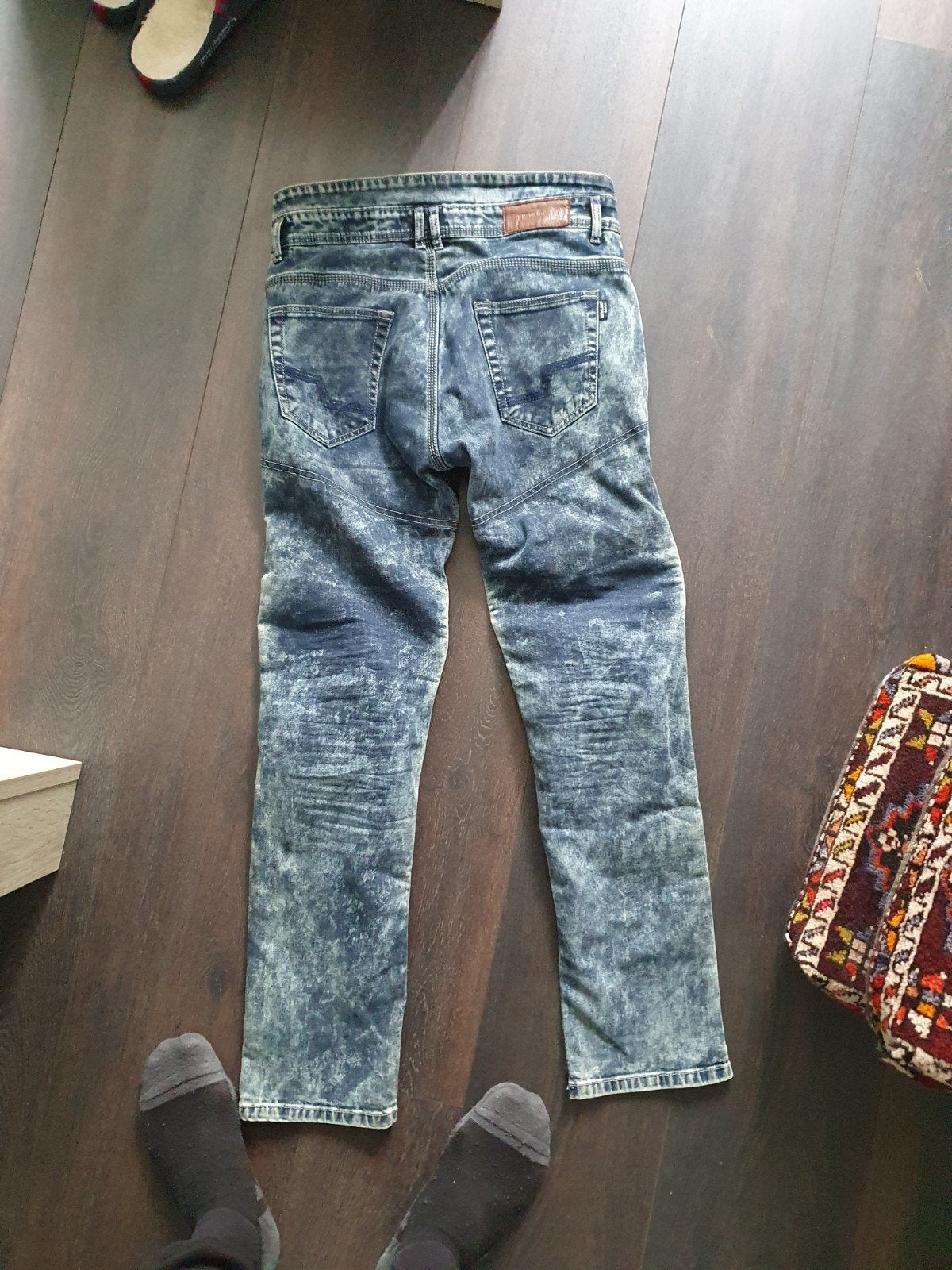 Trilobite Motorjeans - Maat W34/L32, Trilobite, Blauw, Overige jeansmaten, Ophalen of Verzenden