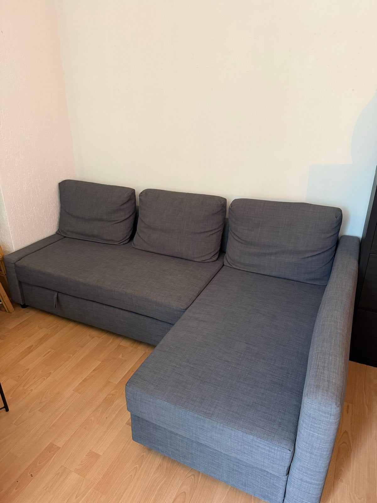 Ikea Friheten slaapbank met extra opbergruimte, Ophalen, Gebruikt, Tweepersoons, Overige maten