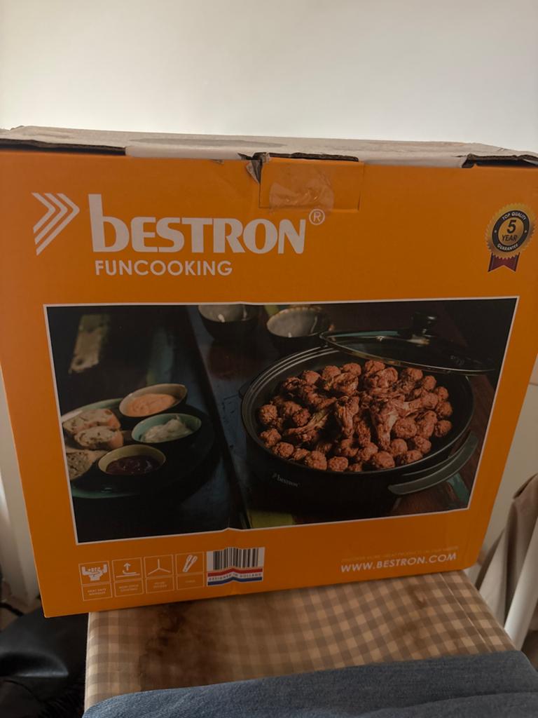 Bestron FunCooking Party & Snack Pan AHP1200TG, Ophalen of Verzenden, Nieuw