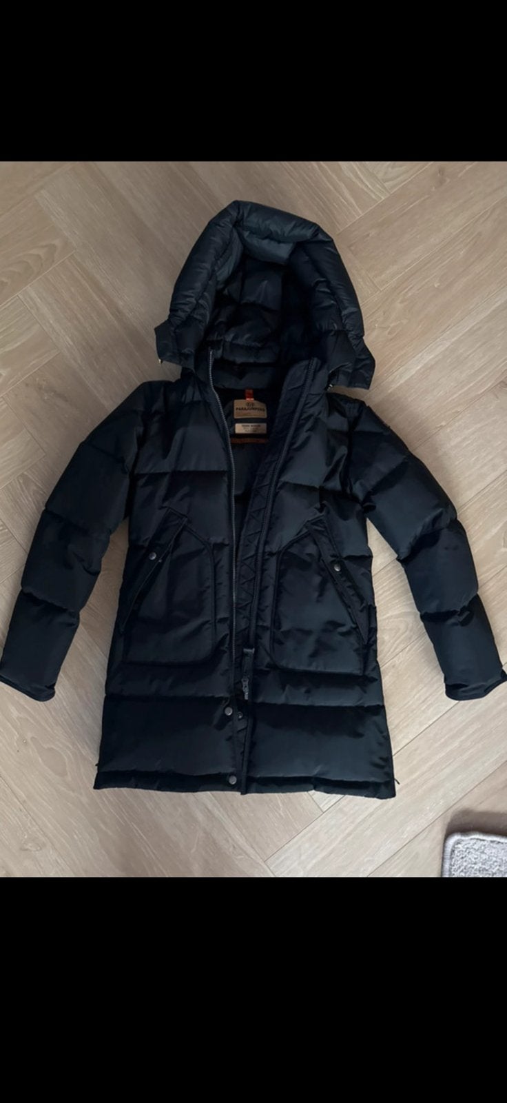 Zwarte dames parajumpers jas maat xs, Ophalen of Verzenden, Zo goed als nieuw, Maat 34 (XS) of kleiner, Zwart