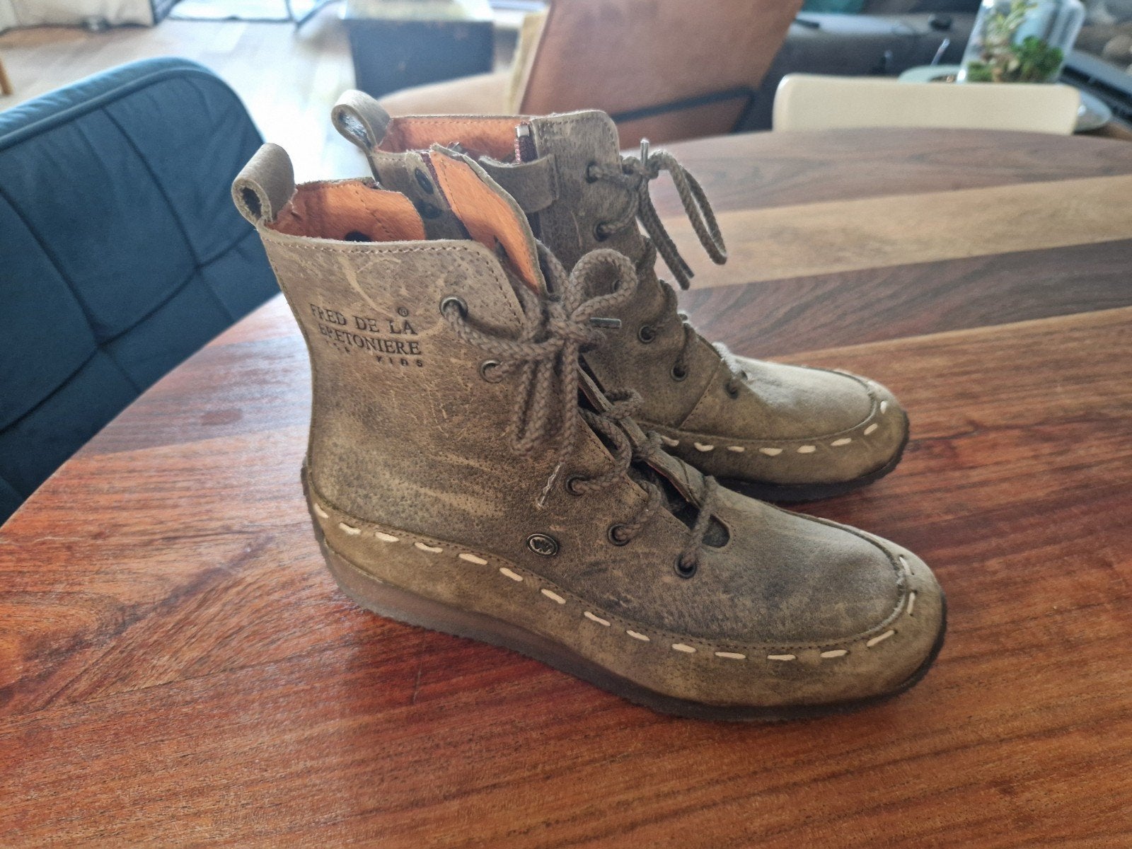 Meisjes hoge schoen merk Fred De La Bretoniere maat 33, Meisje, Schoenen, Ophalen of Verzenden, Zo goed als nieuw