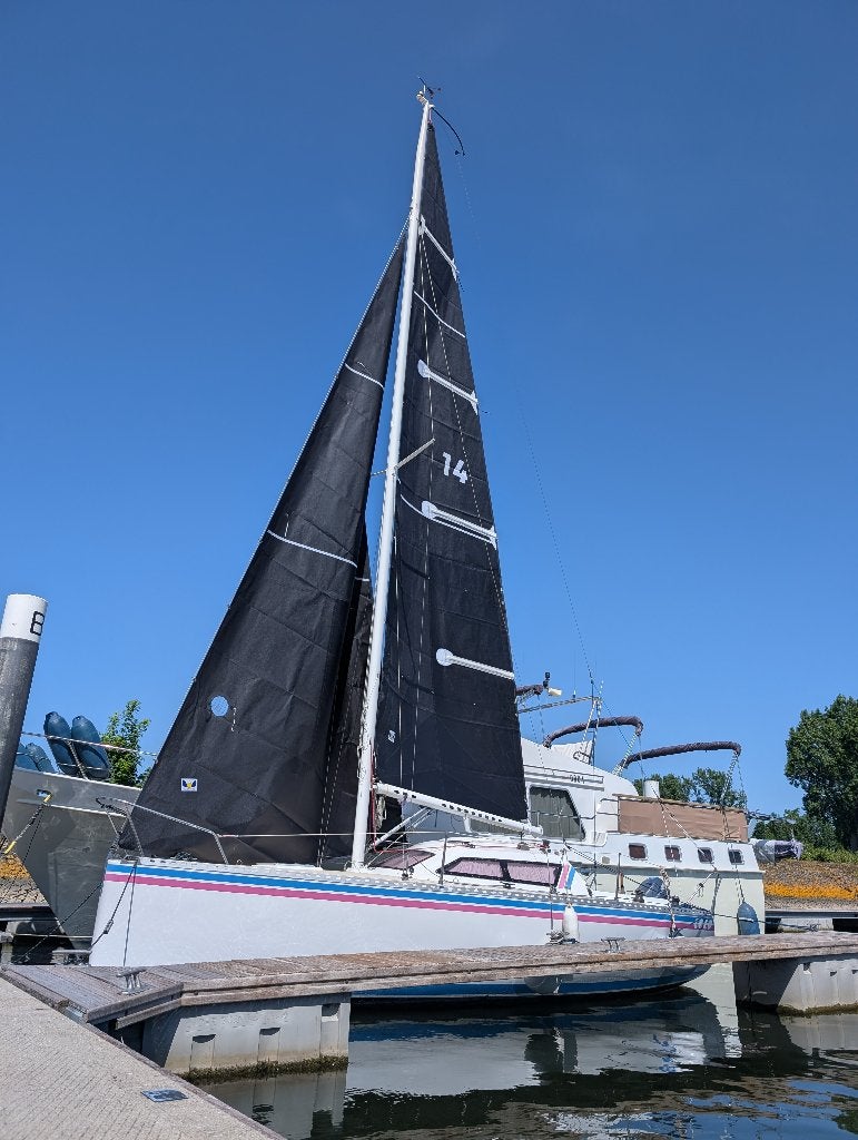 Mini transat 6.50m Coco + NIEUWE ZEILEN, Overige merken, Gebruikt, 1.00 - 1.50 meter, Viertaktmotor