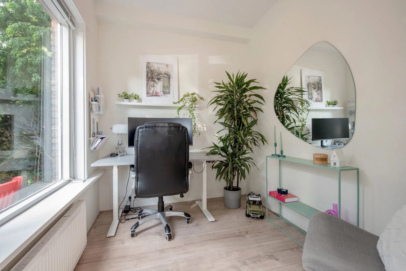 Spiegel 100cm, Huis en Inrichting, Woonaccessoires | Spiegels, Ophalen, Zo goed als nieuw, Rechthoekig, Minder dan 100 cm