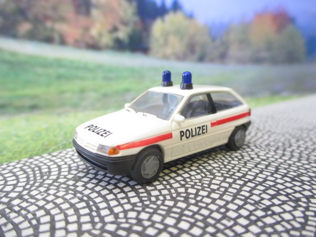 Opel Astra F Hatchback - Rietze POLIZEI Politie Oostenrijk, Ophalen of Verzenden, Zo goed als nieuw, Auto, Rietze