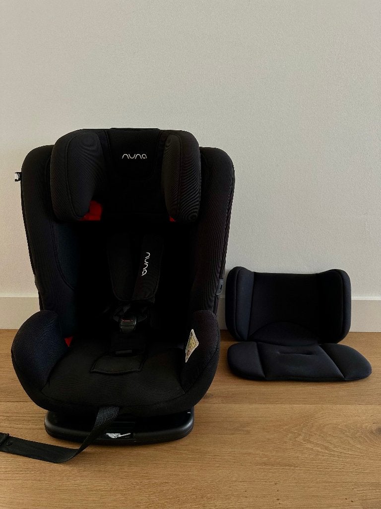 NUNA MYTI autostoel ZWART | I.Z.G.S. | Verstelbaar | Isofix, Verstelbare rugleuning, Gebruikt, 9 t/m 36 kg, Isofix