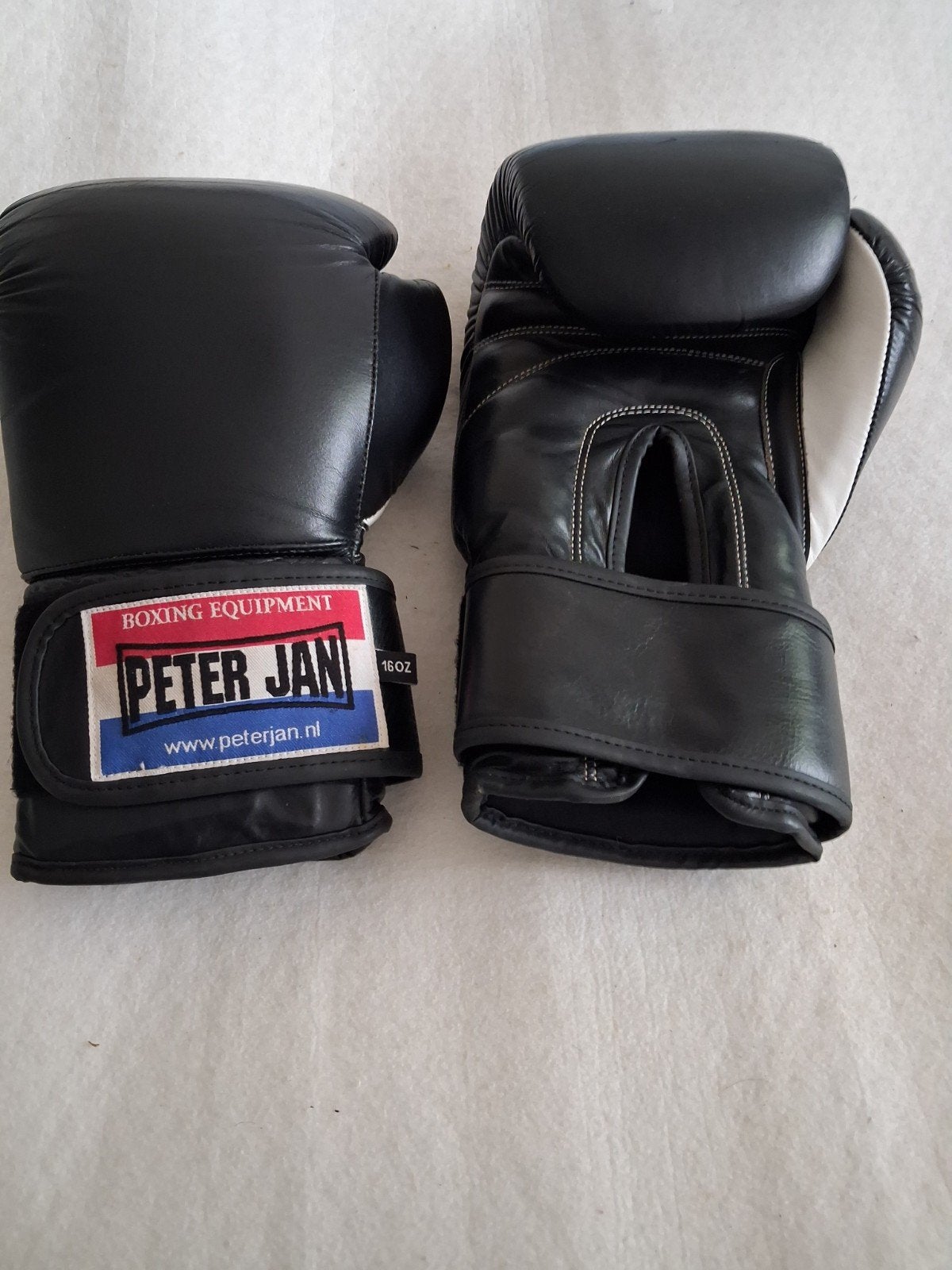 Peter Jan Bokshandschoenen 16 OZ - Zwart, Ophalen of Verzenden, Gebruikt, Bokshandschoenen