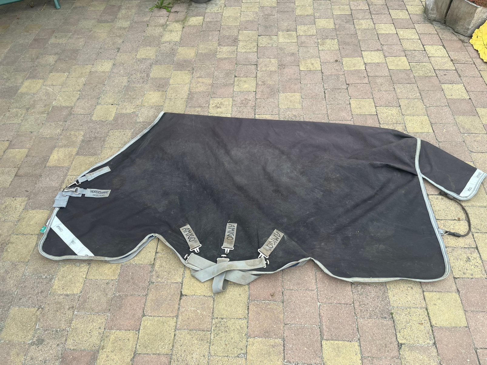 Horseware Amigo Bravo regendeken inclusief hals maat 6.6, Dieren en Toebehoren, Ophalen of Verzenden, Zo goed als nieuw, Deken