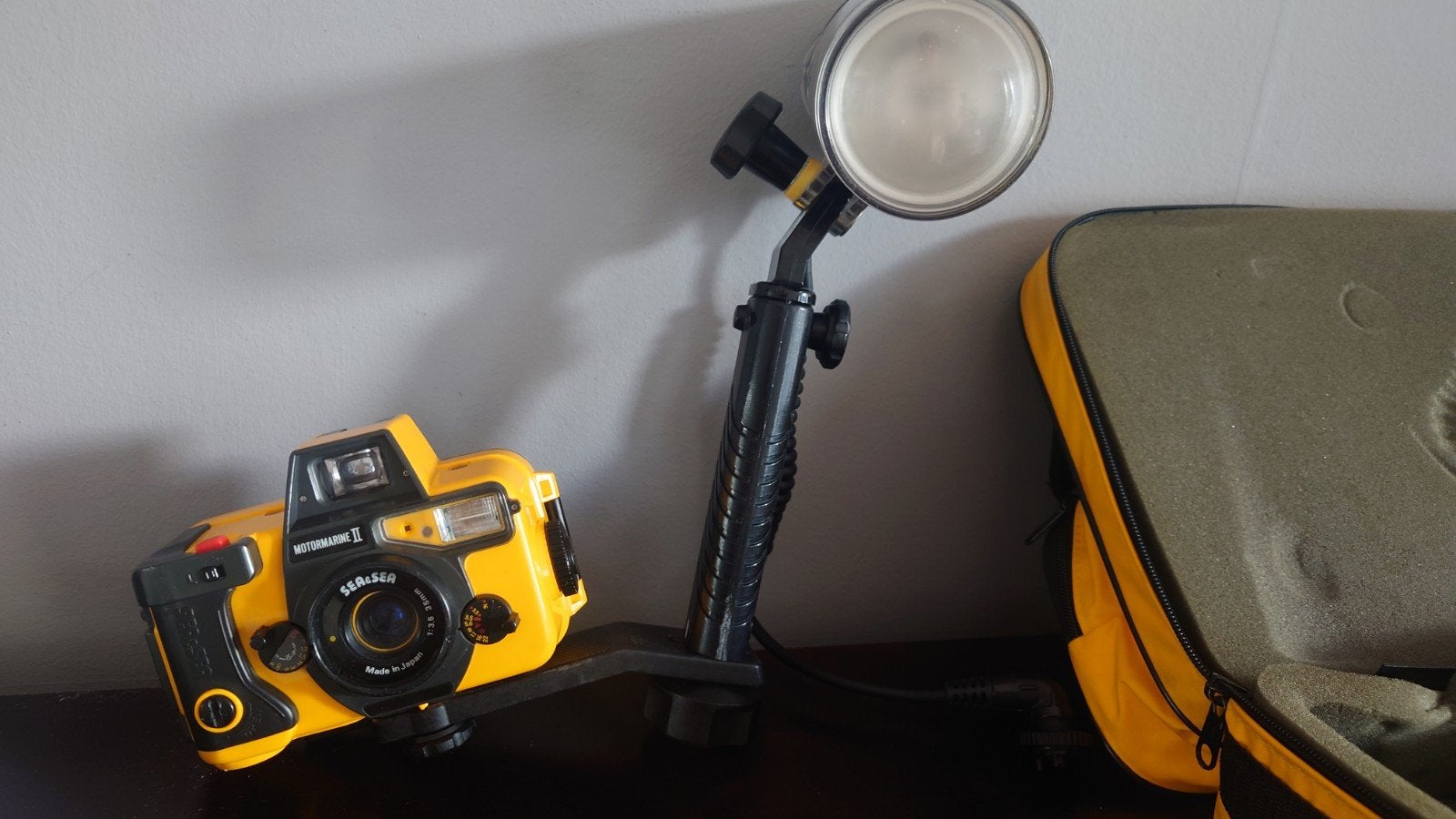 Sea&Sea Motor Marine II onderwatercamera met accessoires, Ophalen of Verzenden, Gebruikt, Compact, Overige Merken