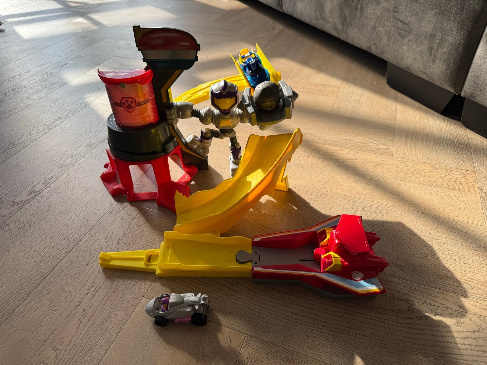 Paw Patrol speelset met voertuigen en figuren, Ophalen of Verzenden, Gebruikt, Jongen of Meisje