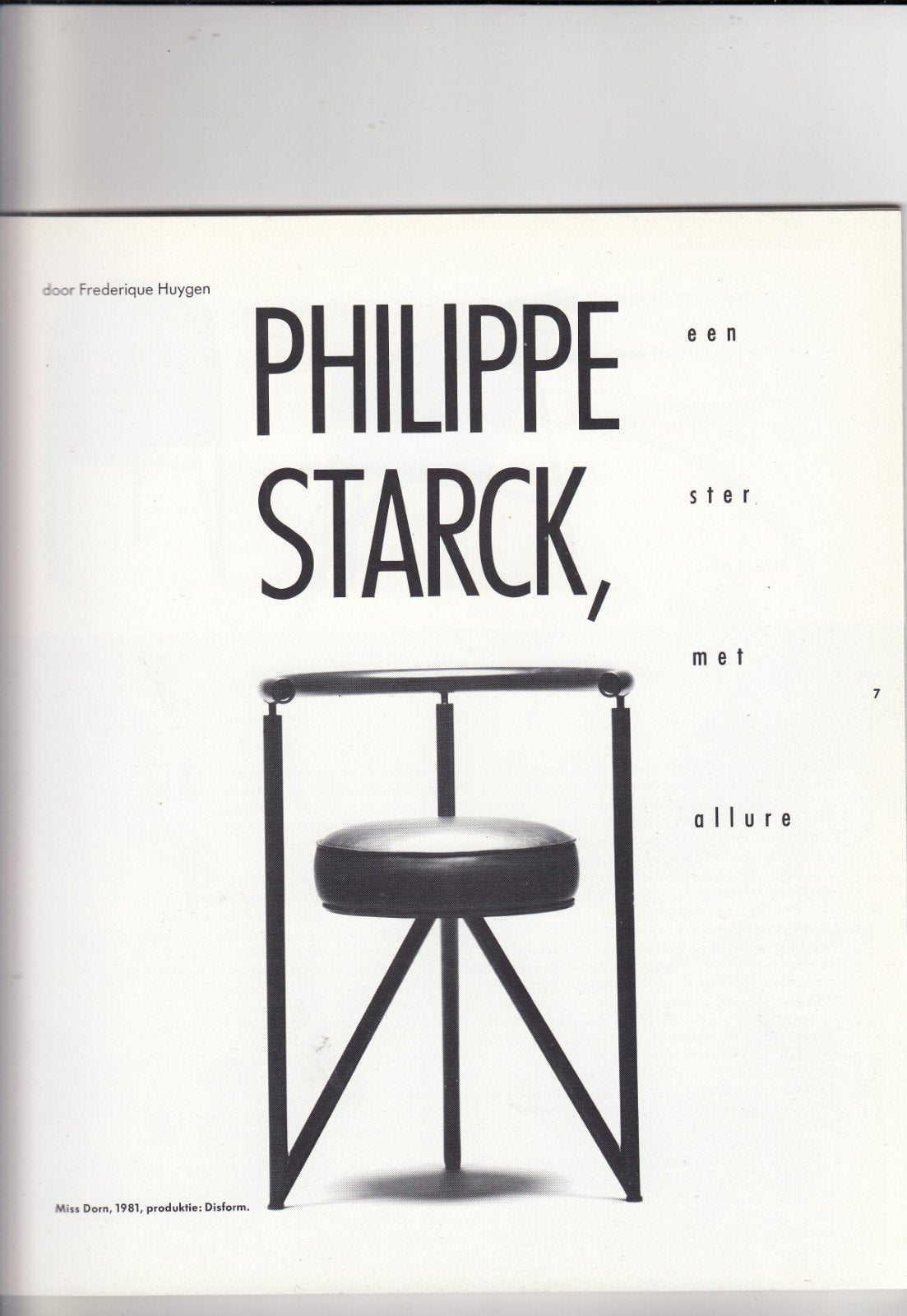 Items 19: Vormgeving in Frankrijk - Philippe Starck, Ophalen of Verzenden, Gelezen, Overige onderwerpen, Frederique Huygen