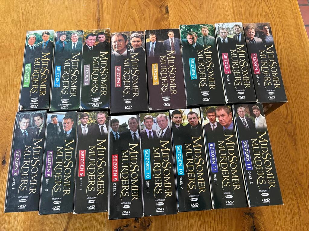 Midsomer Murders seizoen 1 t/m 11 op dvd, Gebruikt, Boxset, Drama, Ophalen of Verzenden