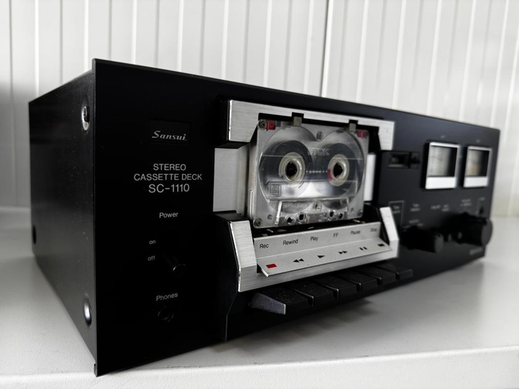 Sansui SC-1110 cassettedeck, Ophalen, Enkel, Overige merken, Tape counter