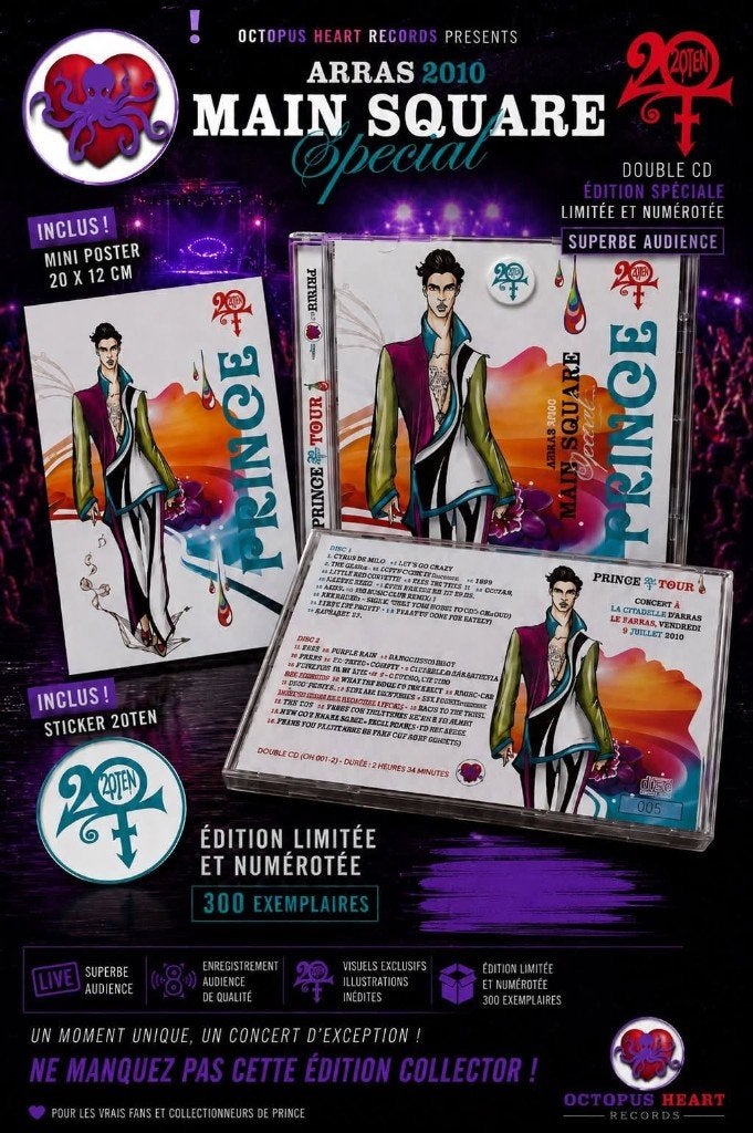 Prince - 20TEN (Arras 2010) Main Square Special 2CD, Live-album, Nieuw in verpakking, Import, Verzenden
