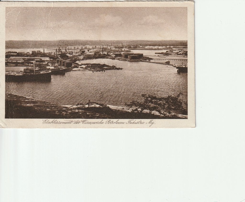 CURACAO   HAVEN INDUSTRIE, Verzenden, 1920 tot 1940, Gelopen, Buiten Europa