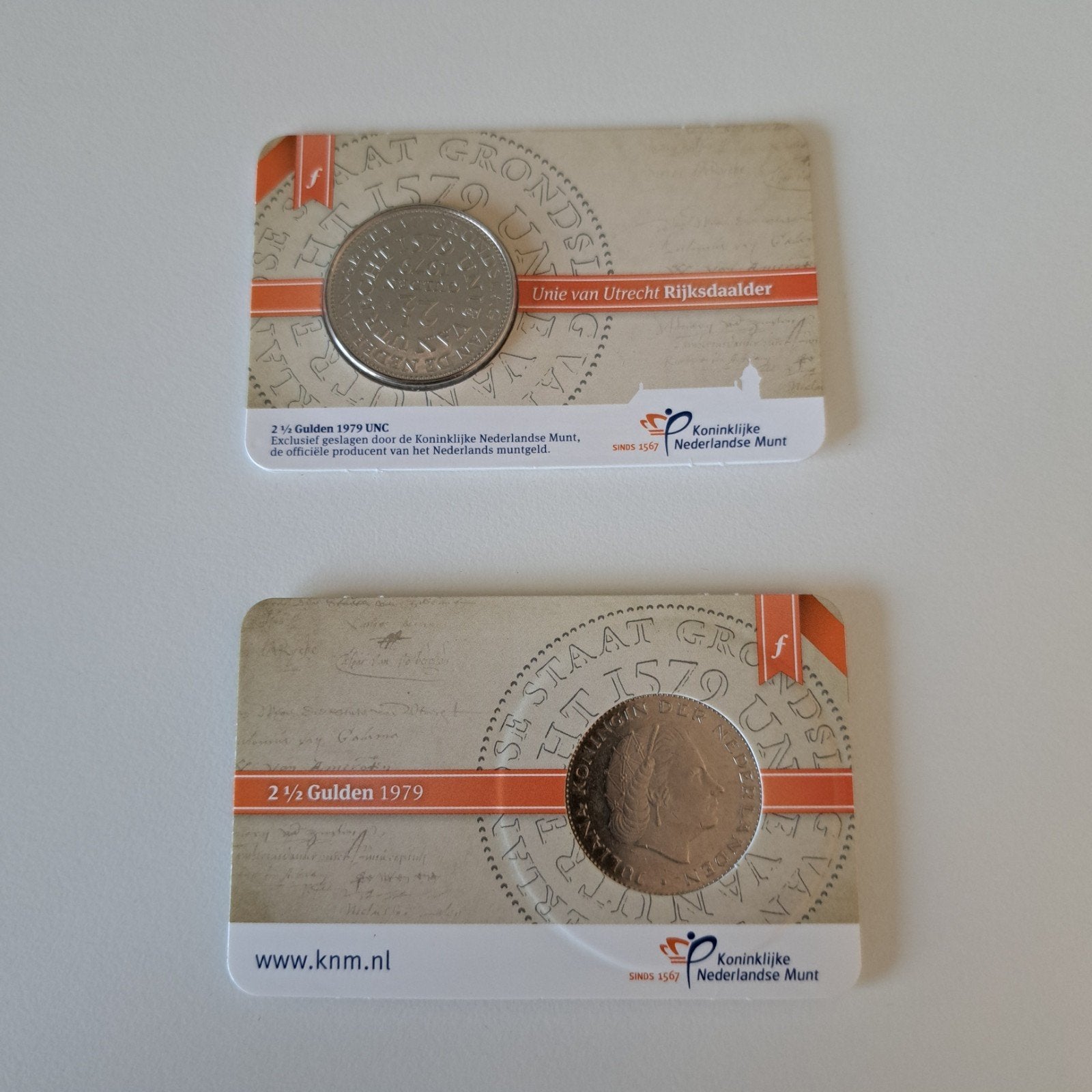 Unie van Utrecht Rijksdaalder 1979 UNC, Postzegels en Munten, Munten | Nederland, Ophalen of Verzenden, Koningin Juliana, 2½ gulden