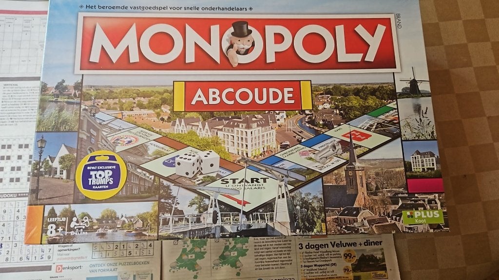 bordspel seal Monopoly Abcoude Monopolie seal, Vijf spelers of meer, Ophalen of Verzenden, Nieuw, Monopoly