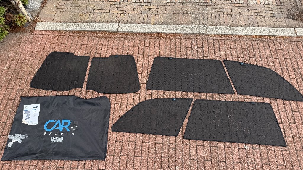 Set shades BMW E39, Ophalen, Zo goed als nieuw