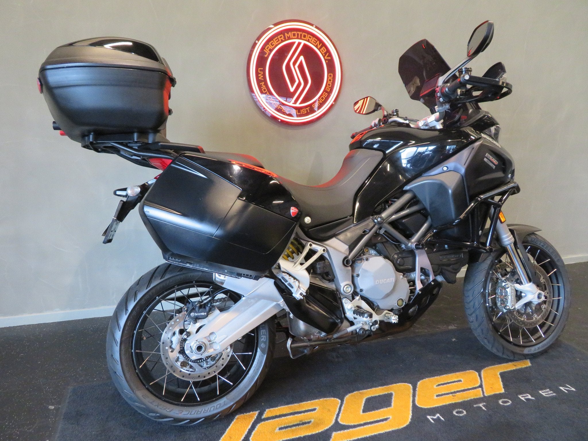 Ducati MULTISTRADA 1200 ENDURO ABS KOFFERS (bj 2017), Motoren, Toermotor, Gebruikt, Bedrijf