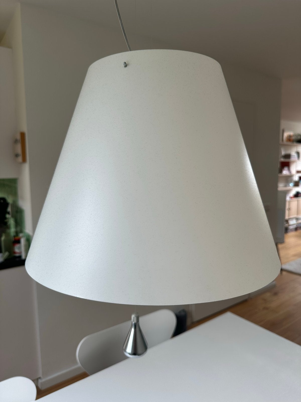Luceplan costanza hanglamp, Ophalen of Verzenden, Gebruikt, Kunststof, 75 cm of meer
